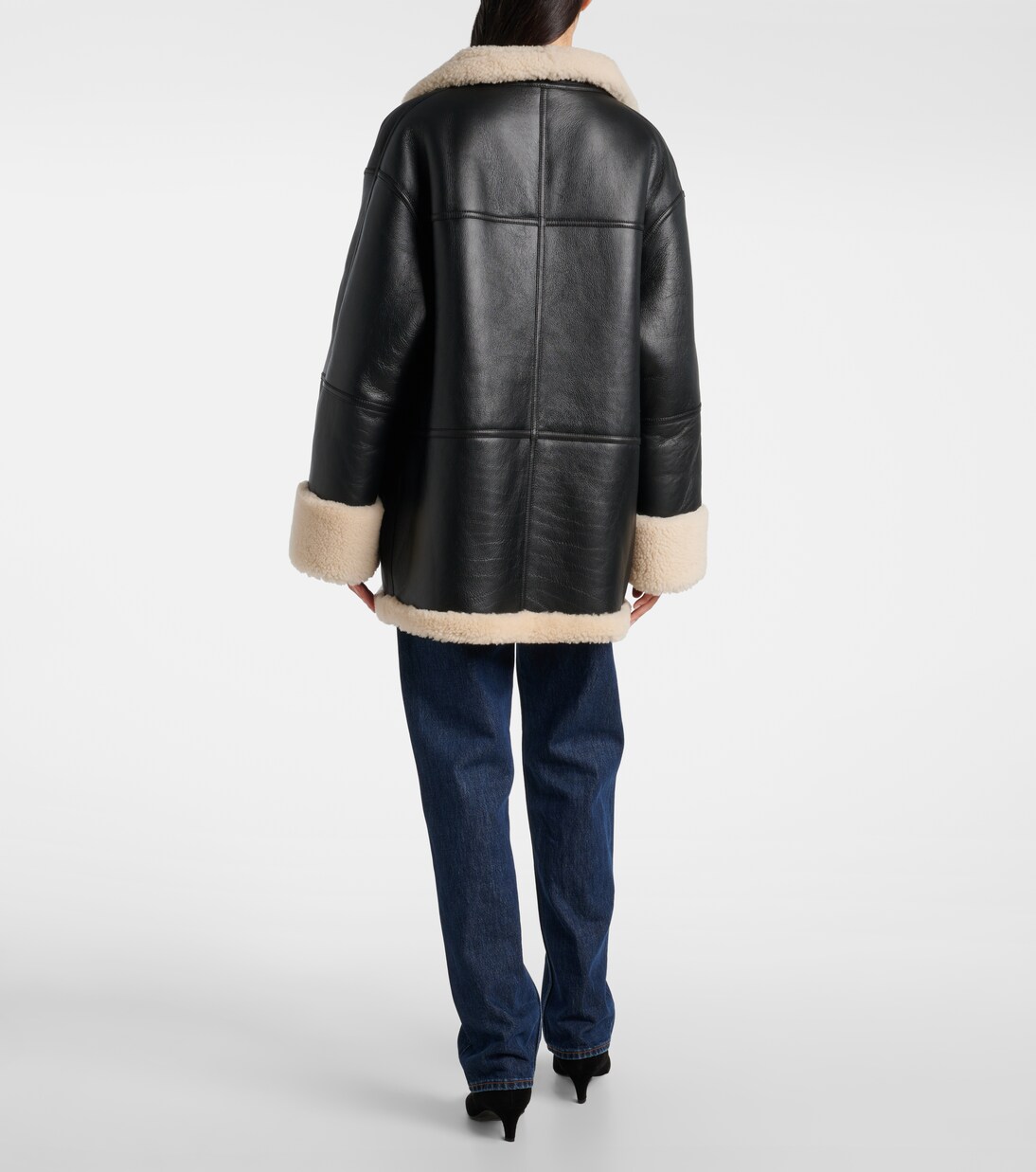 Oversized shearling jacket | Toteme