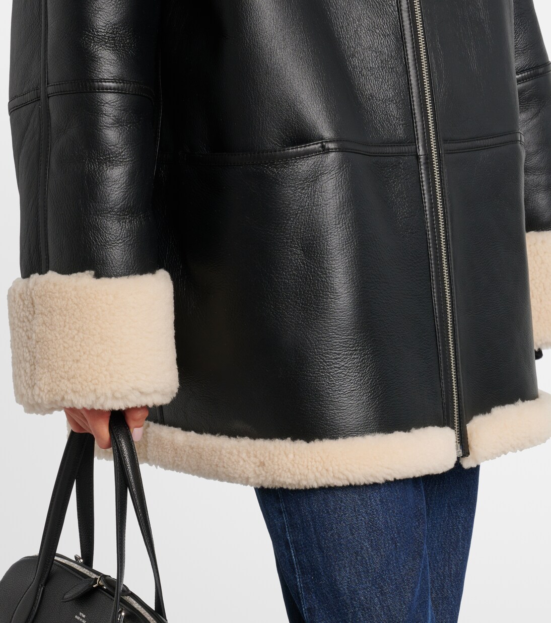 Oversized shearling jacket | Toteme