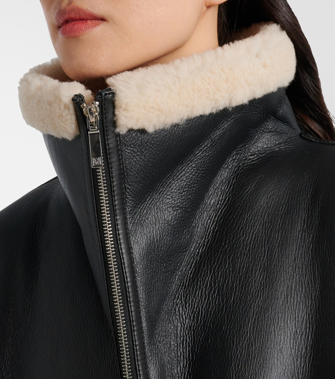 Oversized shearling jacket | Toteme