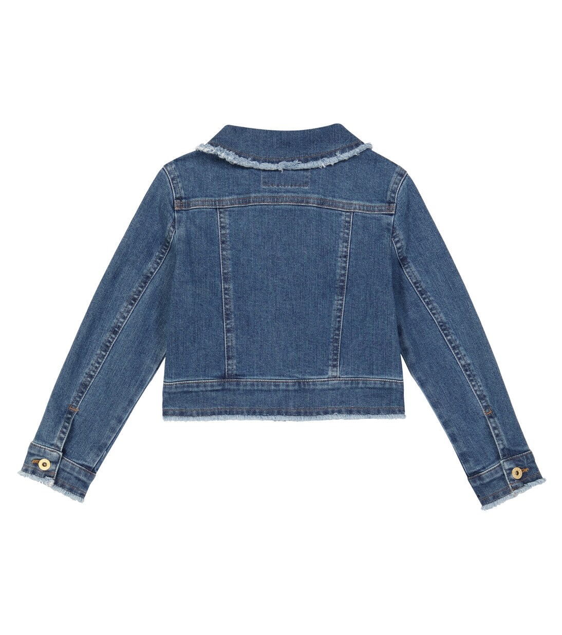 Frayed denim jacket | Il Gufo
