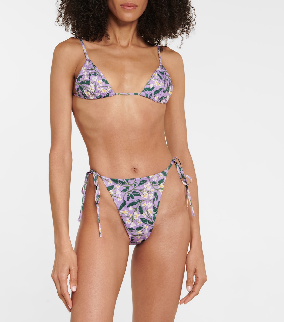 Culotte de bikini Ipanema à fleurs | Agua by Agua Bendita