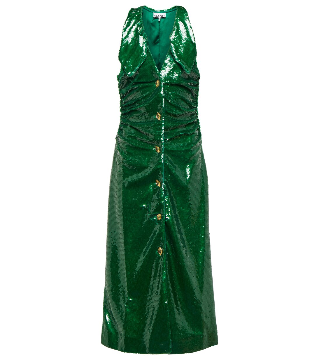 Robe midi à sequins | Ganni