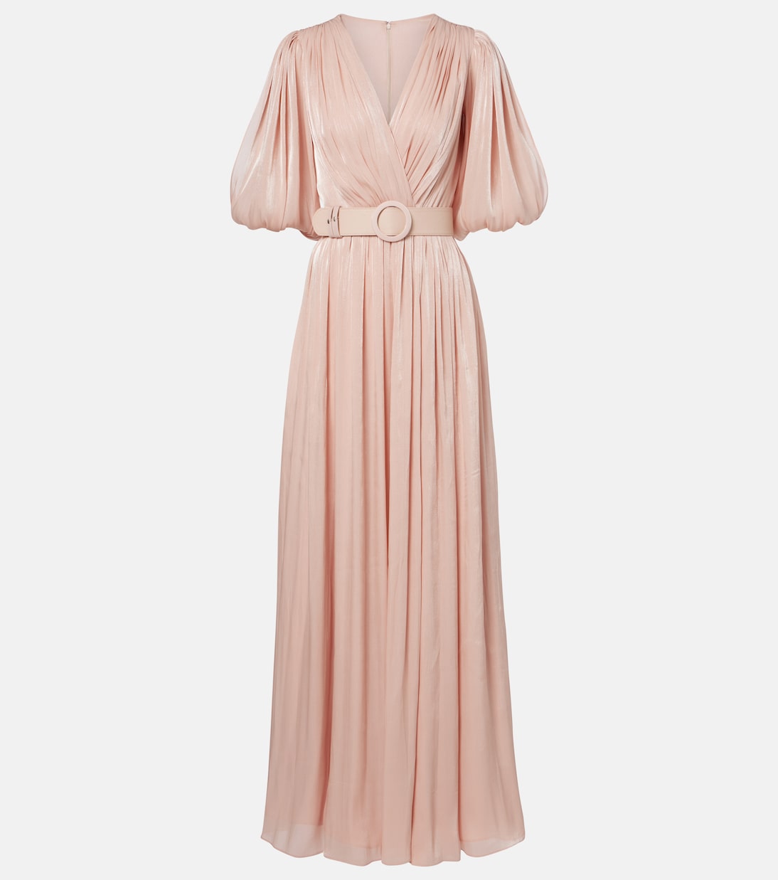 Brennie iridescent georgette gown | Costarellos
