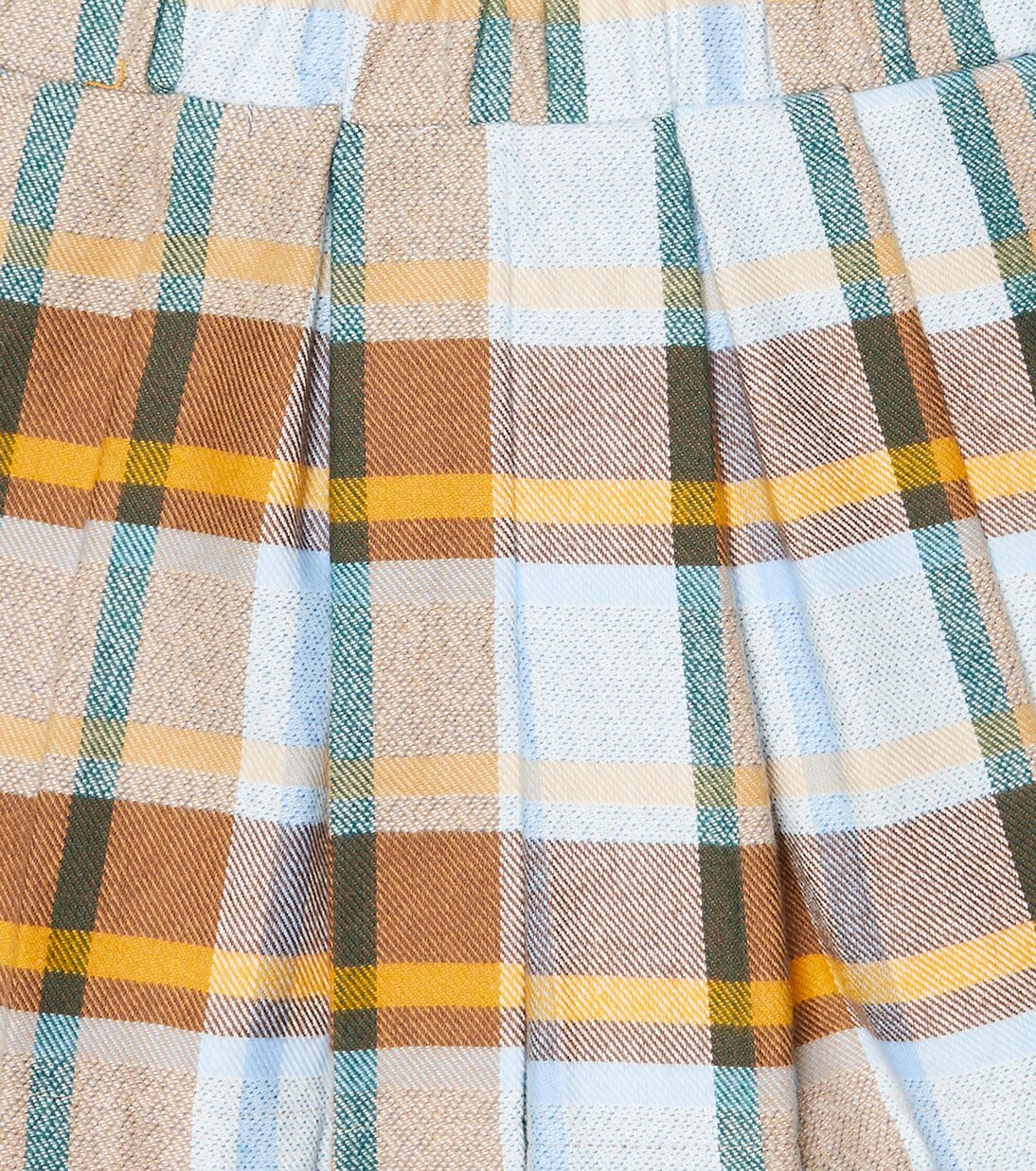 Jupe-short en coton à carreaux | Paade Mode