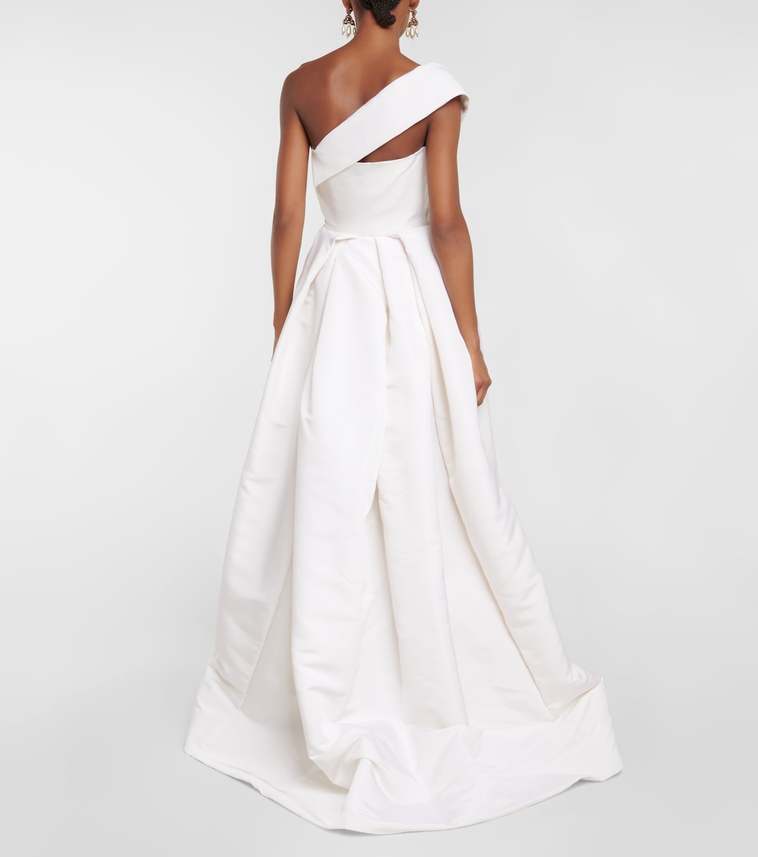 Bridal Freyja one-shoulder silk gown | Vivienne Westwood