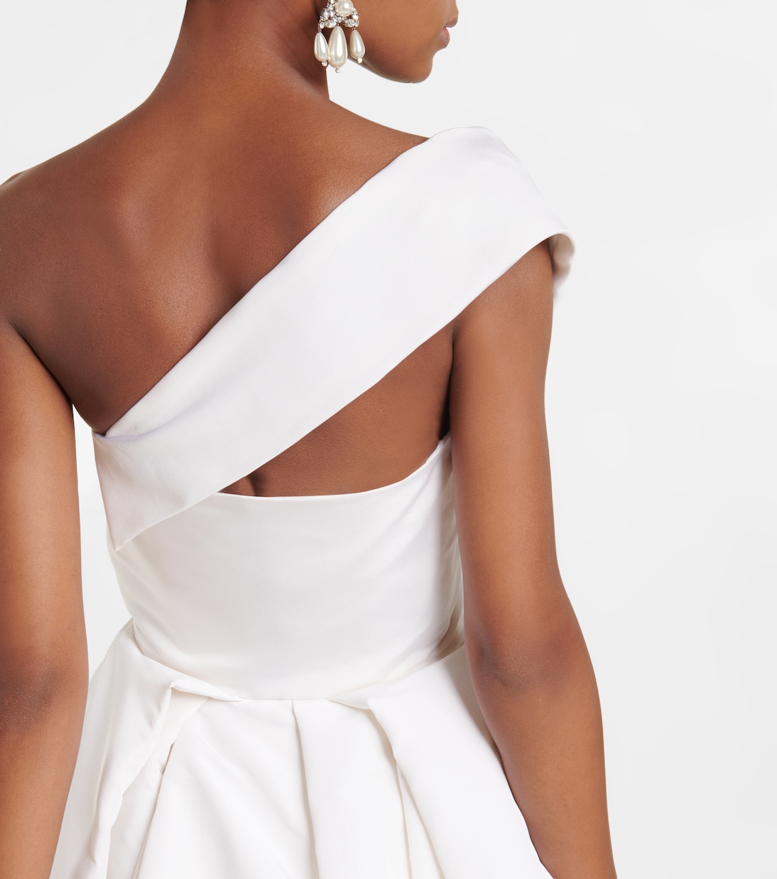 Bridal Freyja one-shoulder silk gown | Vivienne Westwood