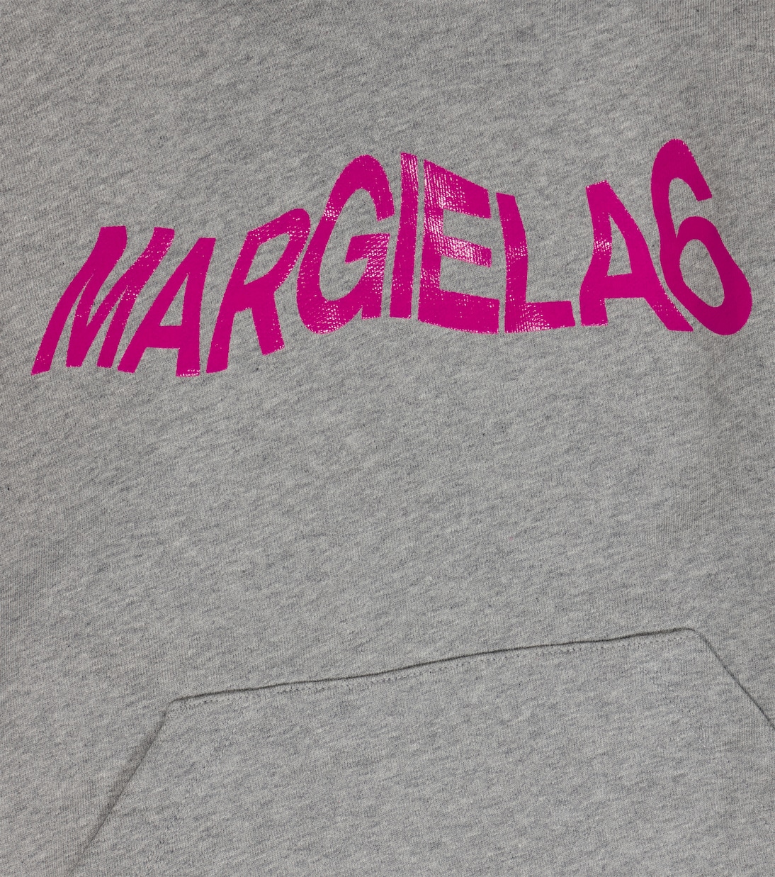 Logo cotton jersey hoodie | MM6 Maison Margiela Kids