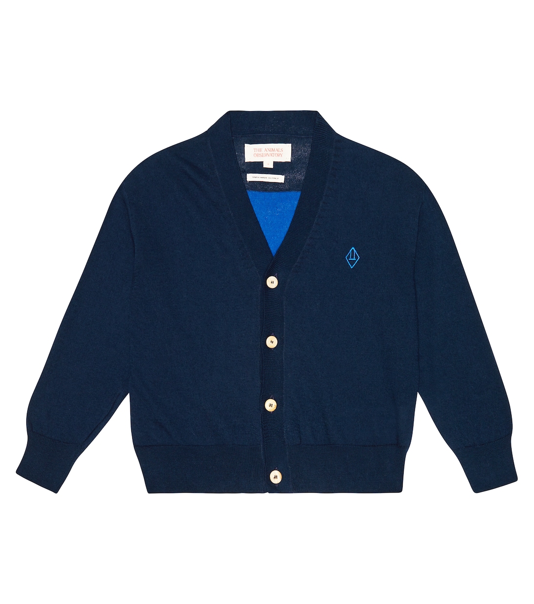 Cardigan Raccoon en coton à logo | The Animals Observatory