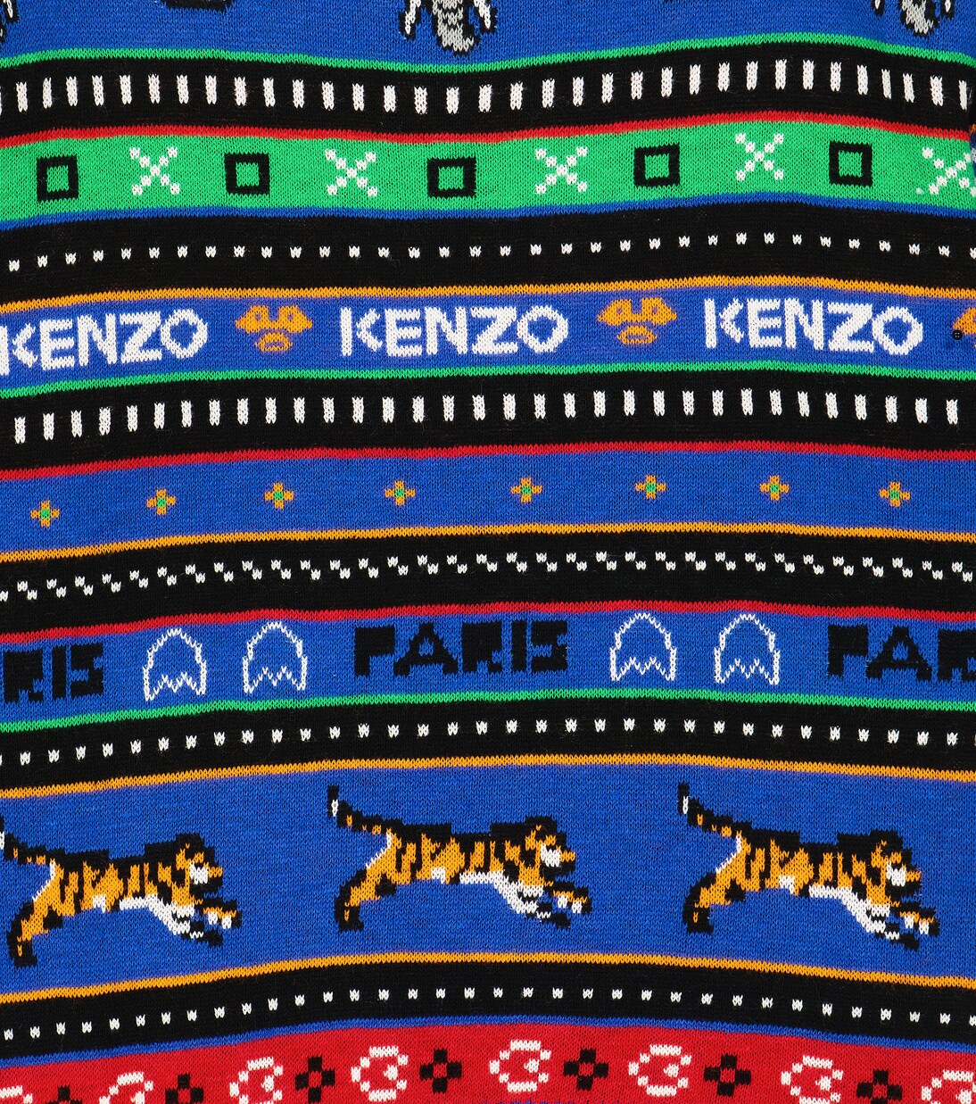 Logo cotton-blend jacquard sweater | Kenzo Kids
