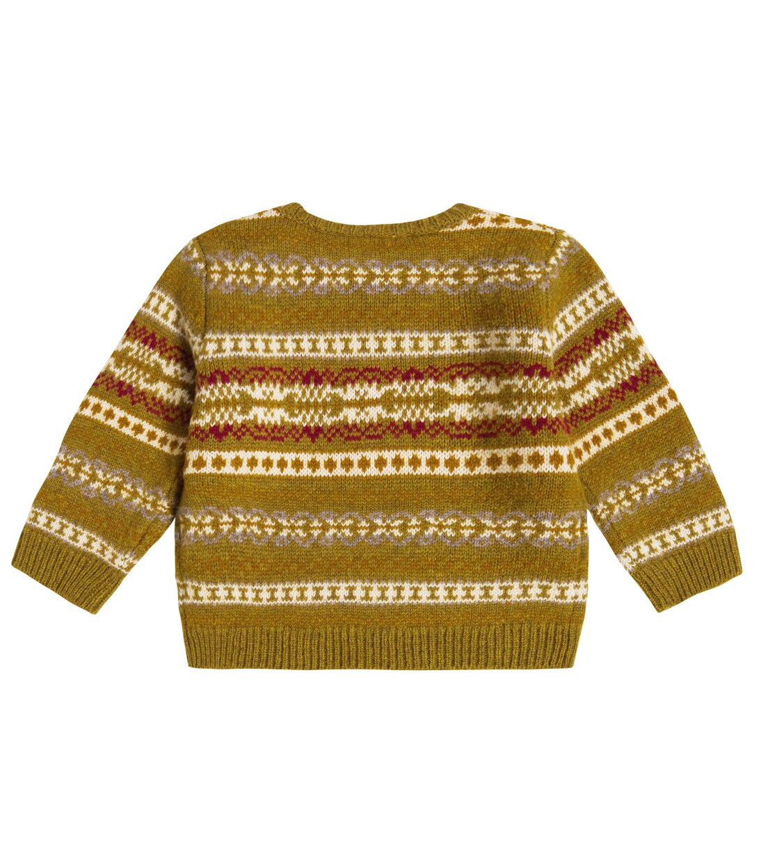 Baby Dalmire jacquard wool sweater | Bonpoint