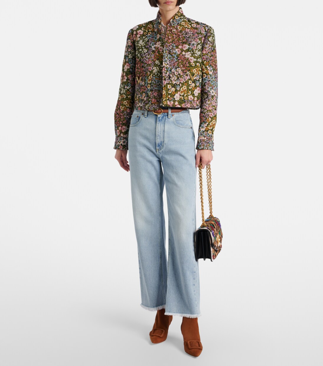 Baylow embellished suede ankle boots | Manolo Blahnik