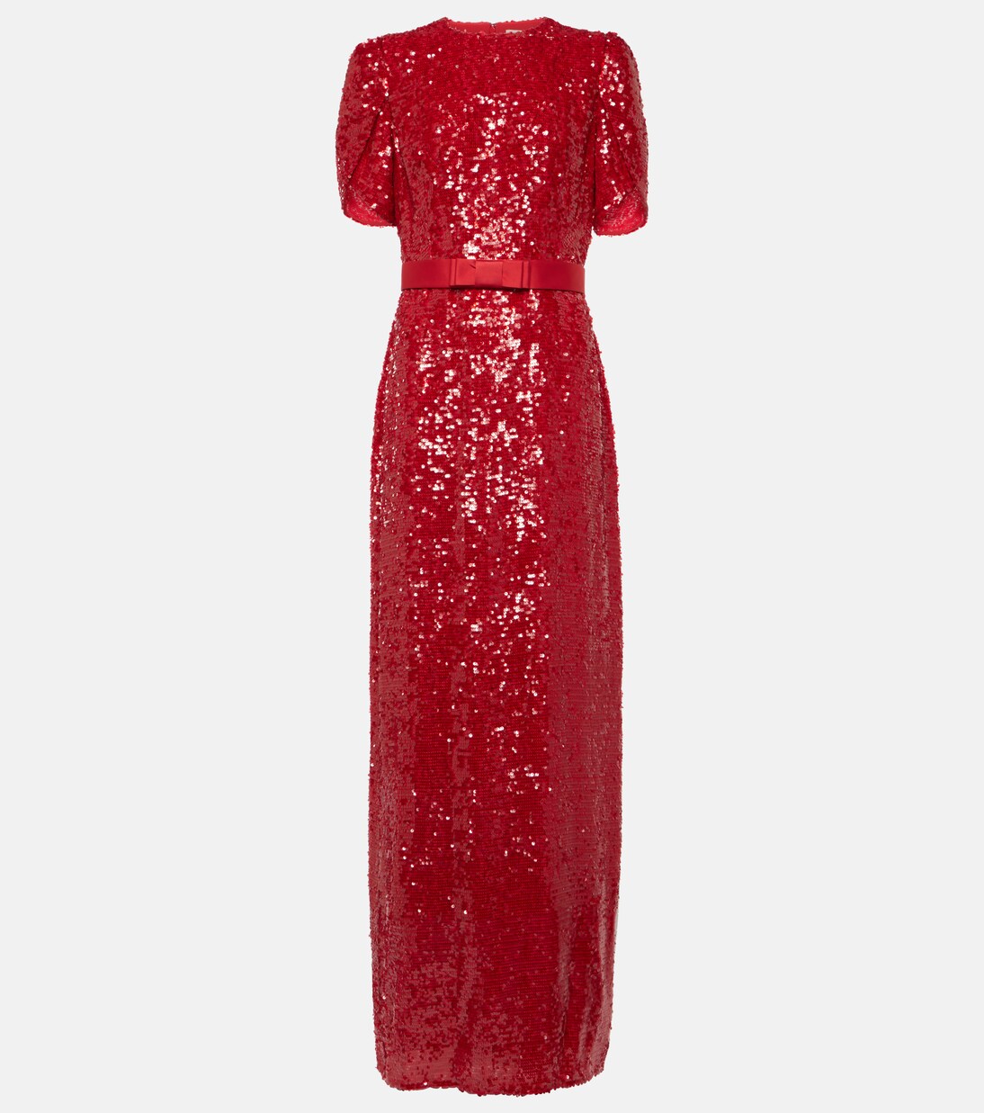 Bow-detail sequined maxi dress | Erdem