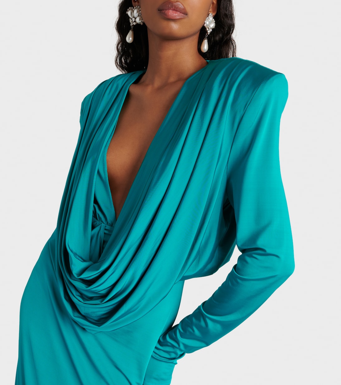 Draped jersey maxi dress | Magda Butrym