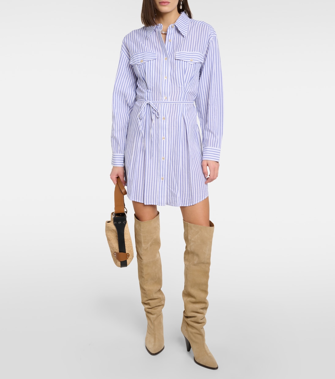 Robe chemise Liliane rayée | Marant Etoile