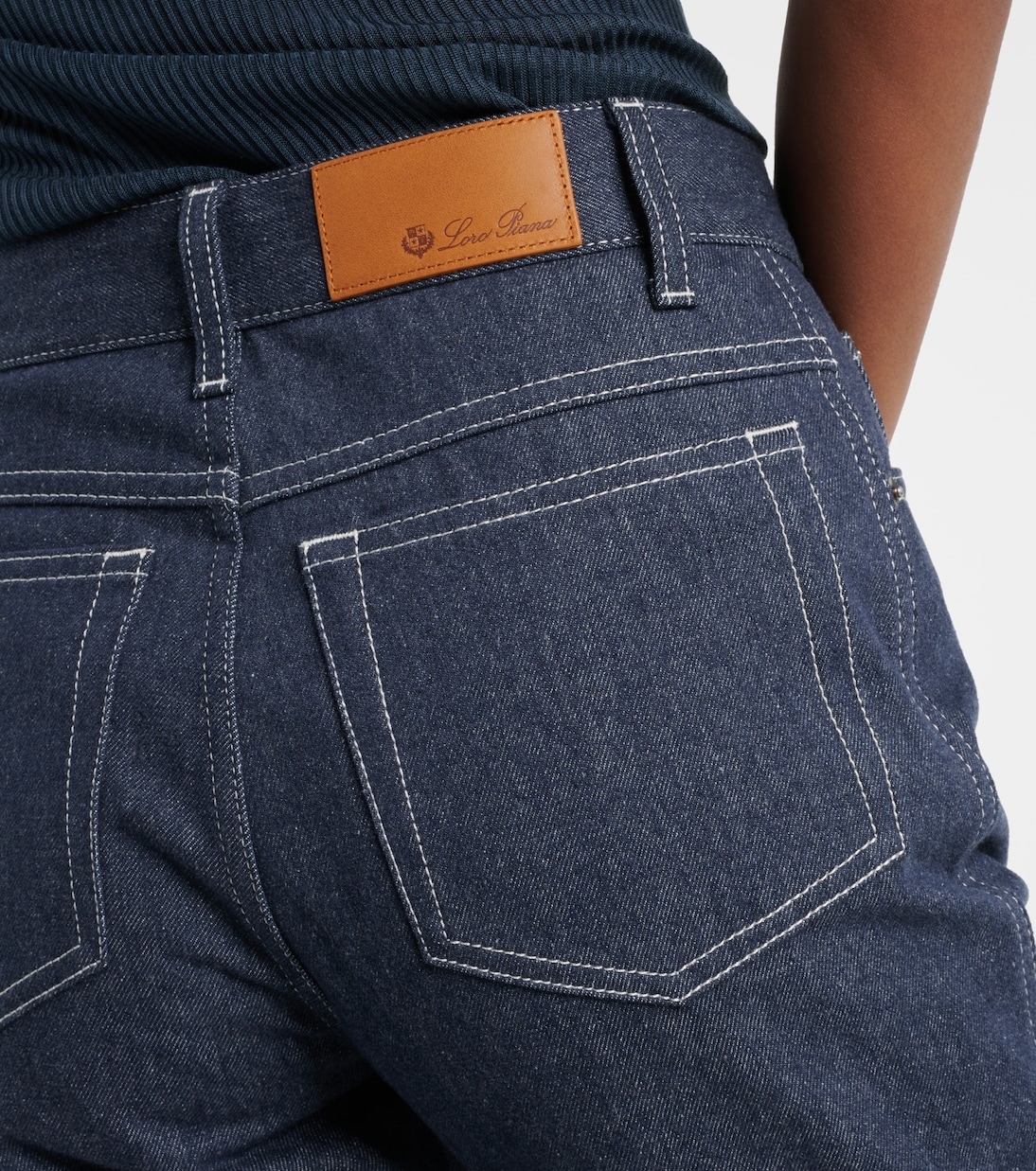 Jeans rectos Nedar de tiro alto | Loro Piana