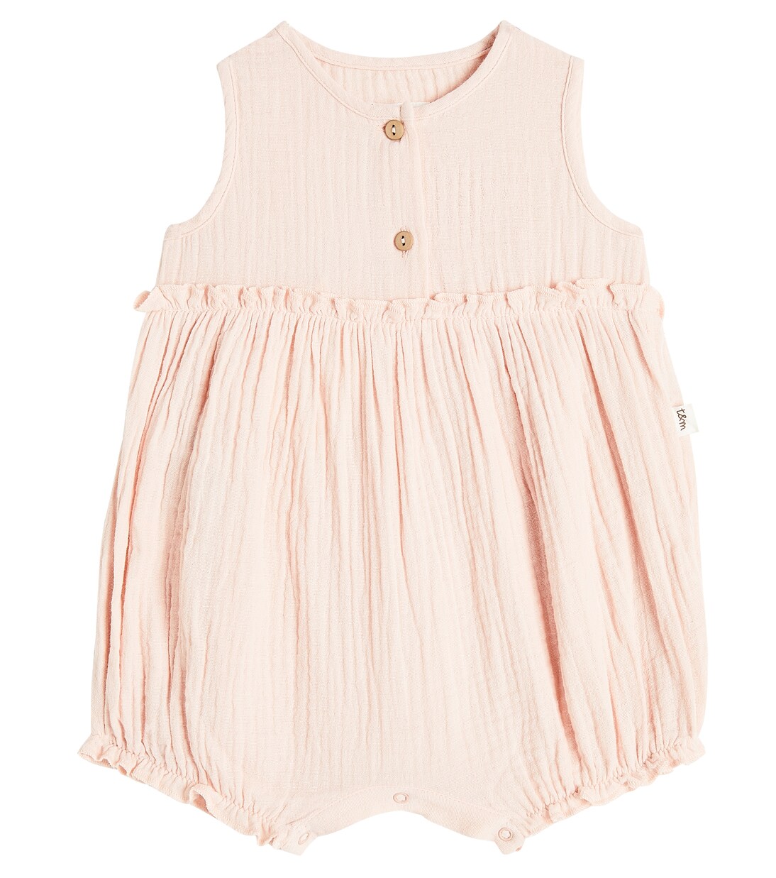 Baby cotton playsuit | Il Gufo