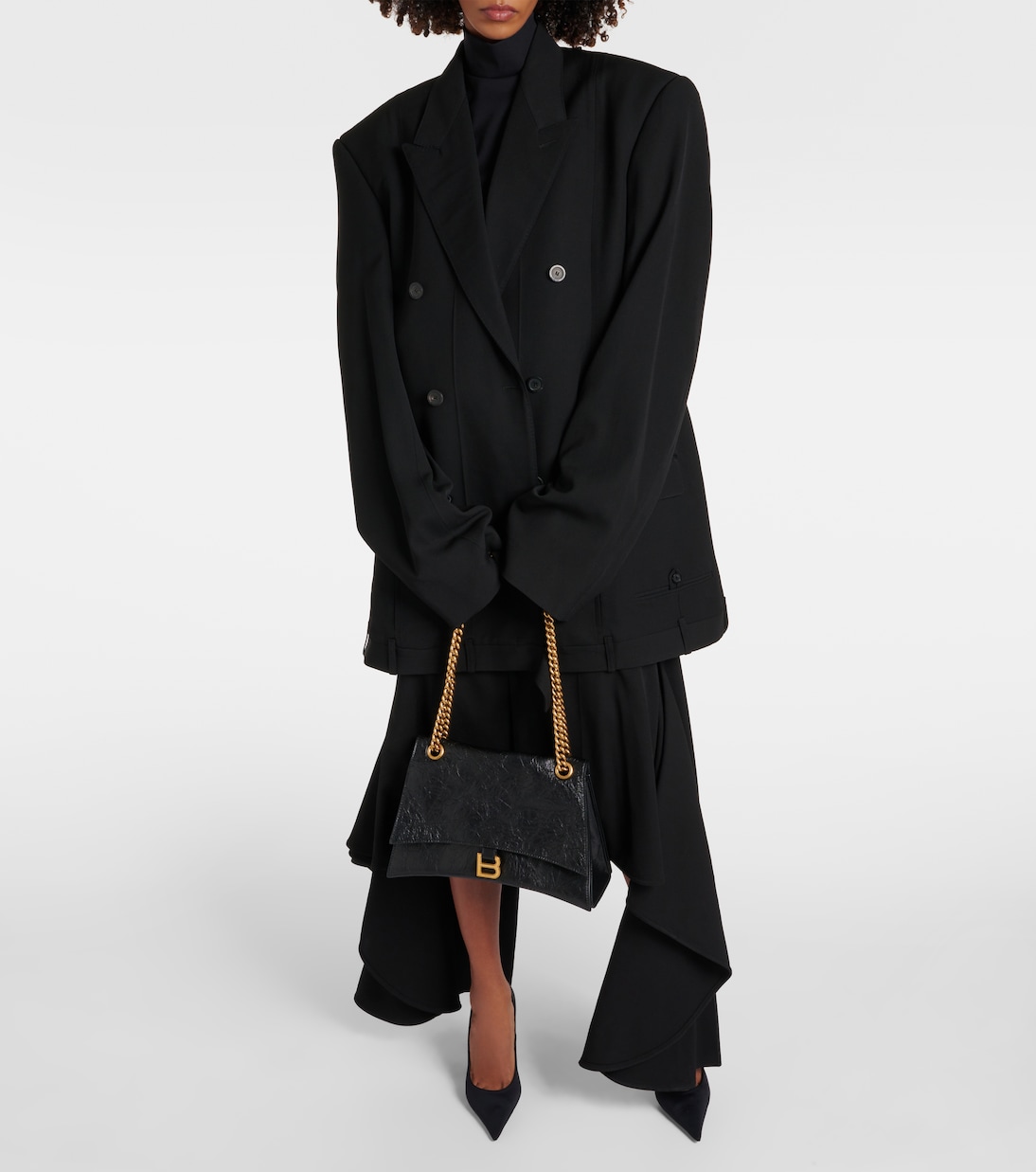 Crush Medium leather shoulder bag | Balenciaga