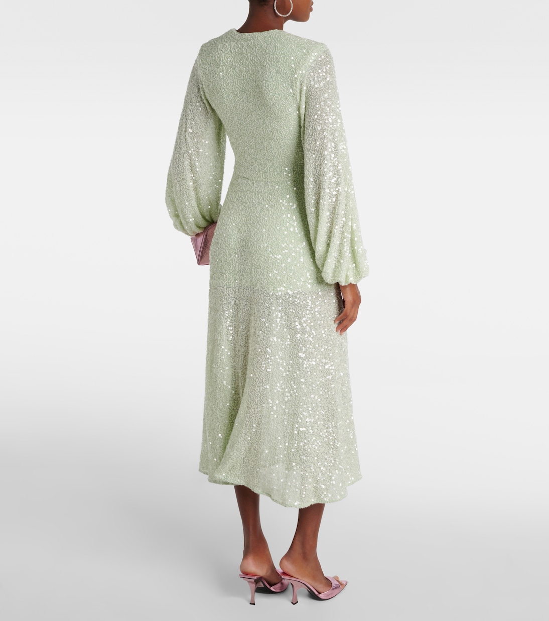 Robe longue à sequins | Rotate