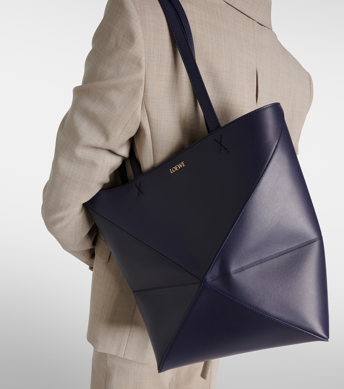 Tote Bag Puzzle Fold aus Leder | Loewe