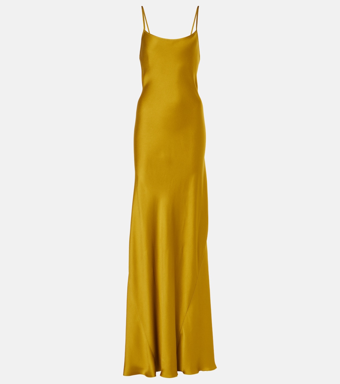 Robe longue en crêpe de satin | Victoria Beckham