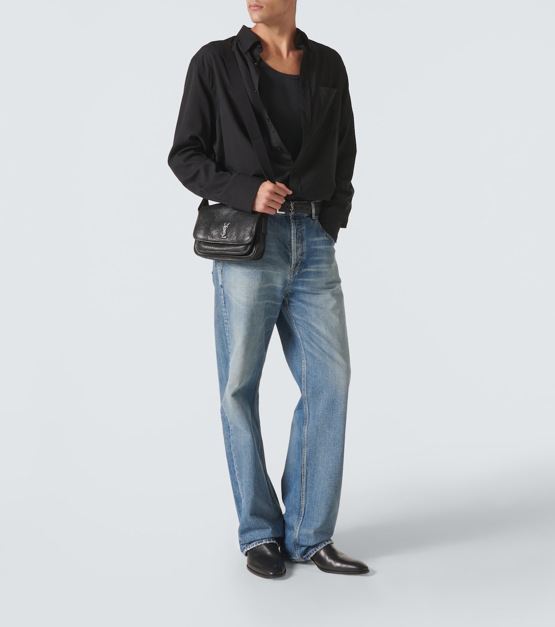 Sac à bandoulière Niki Small en cuir | Saint Laurent