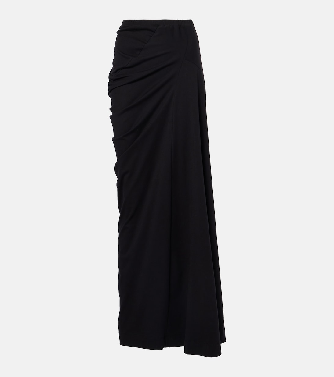 Draped cotton jersey maxi skirt | Dries Van Noten