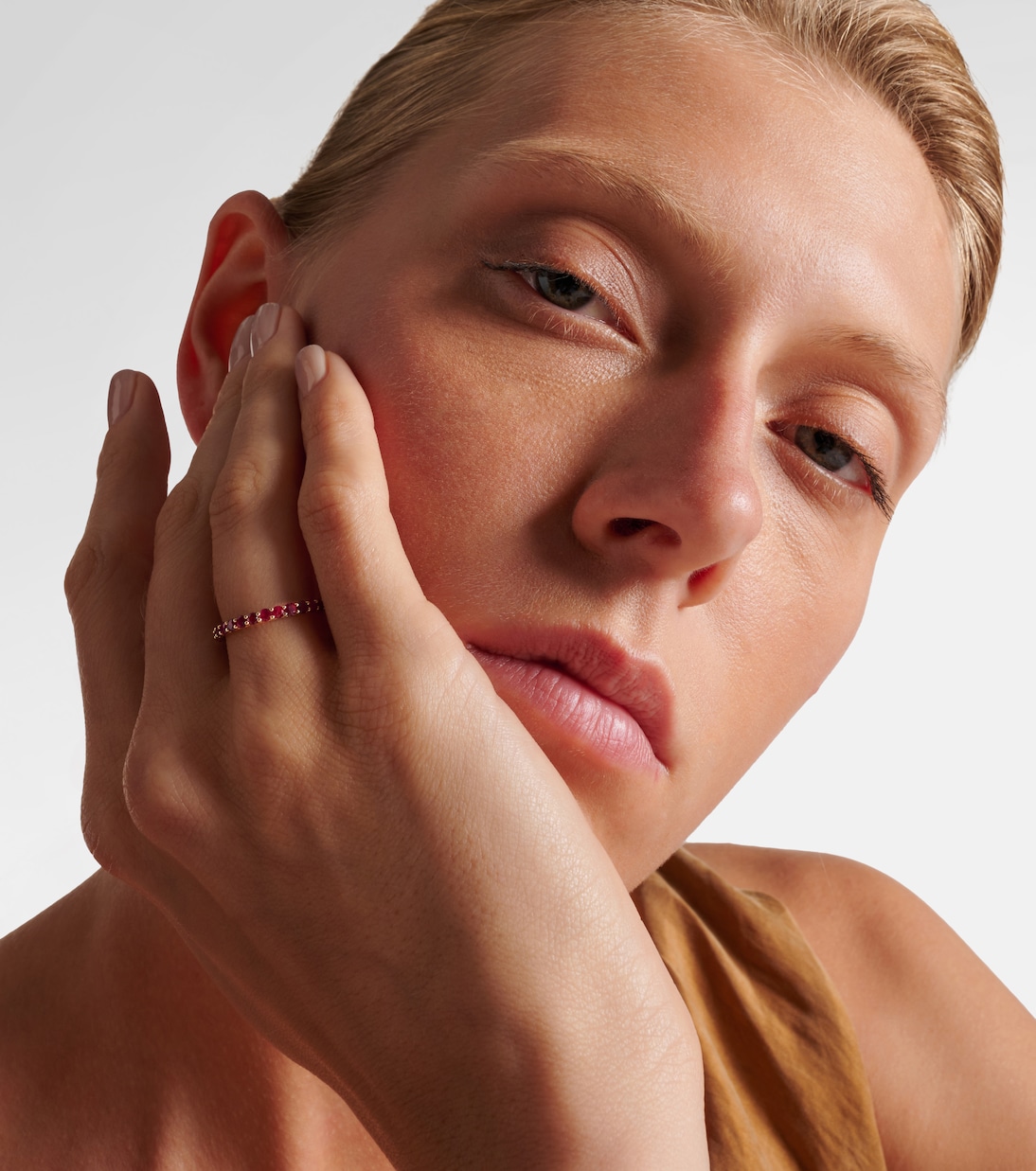 Forever Birthstone 14kt 골드 루비 링  | Stone and Strand