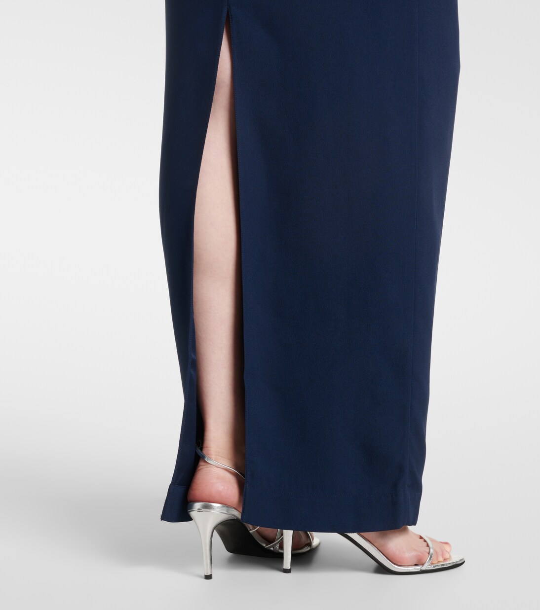 Robe longue Eternity à plumes | Taller Marmo