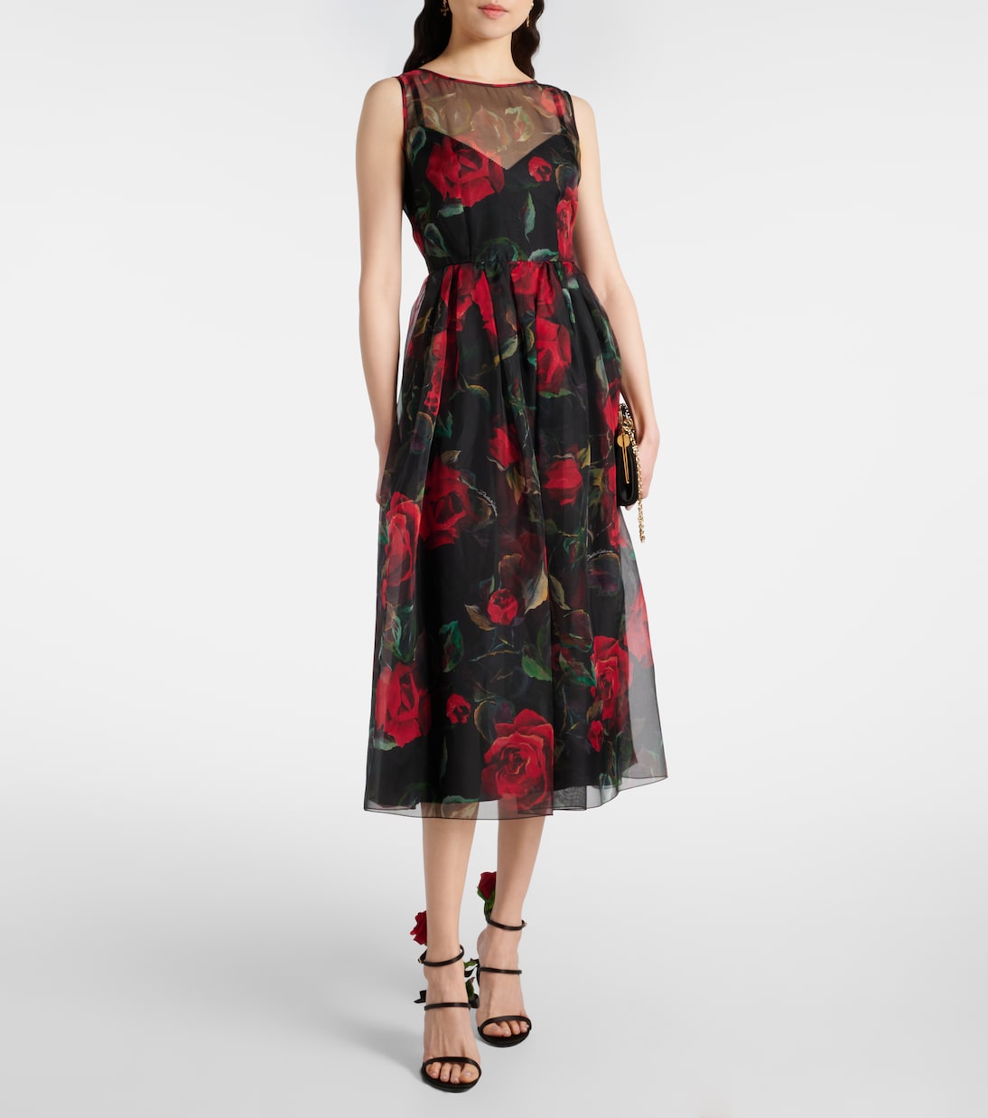 Sandales en satin | Dolce&Gabbana