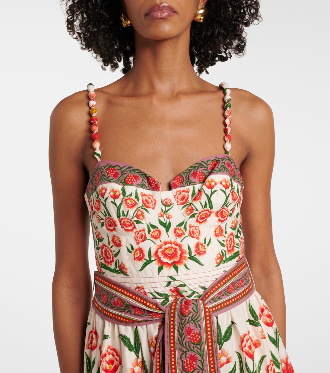 Robe midi en coton imprimé | Farm Rio