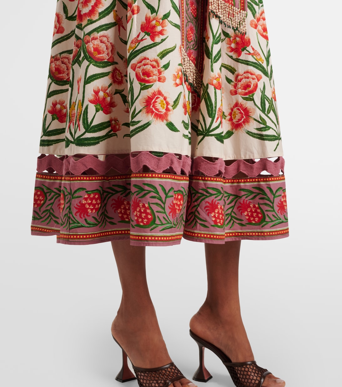 Robe midi en coton imprimé | Farm Rio