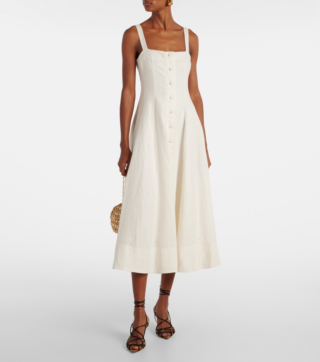 Robe midi en lin | Faithfull