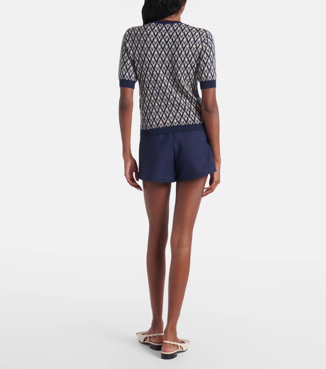 Top Toute la V de lana virgen | Valentino