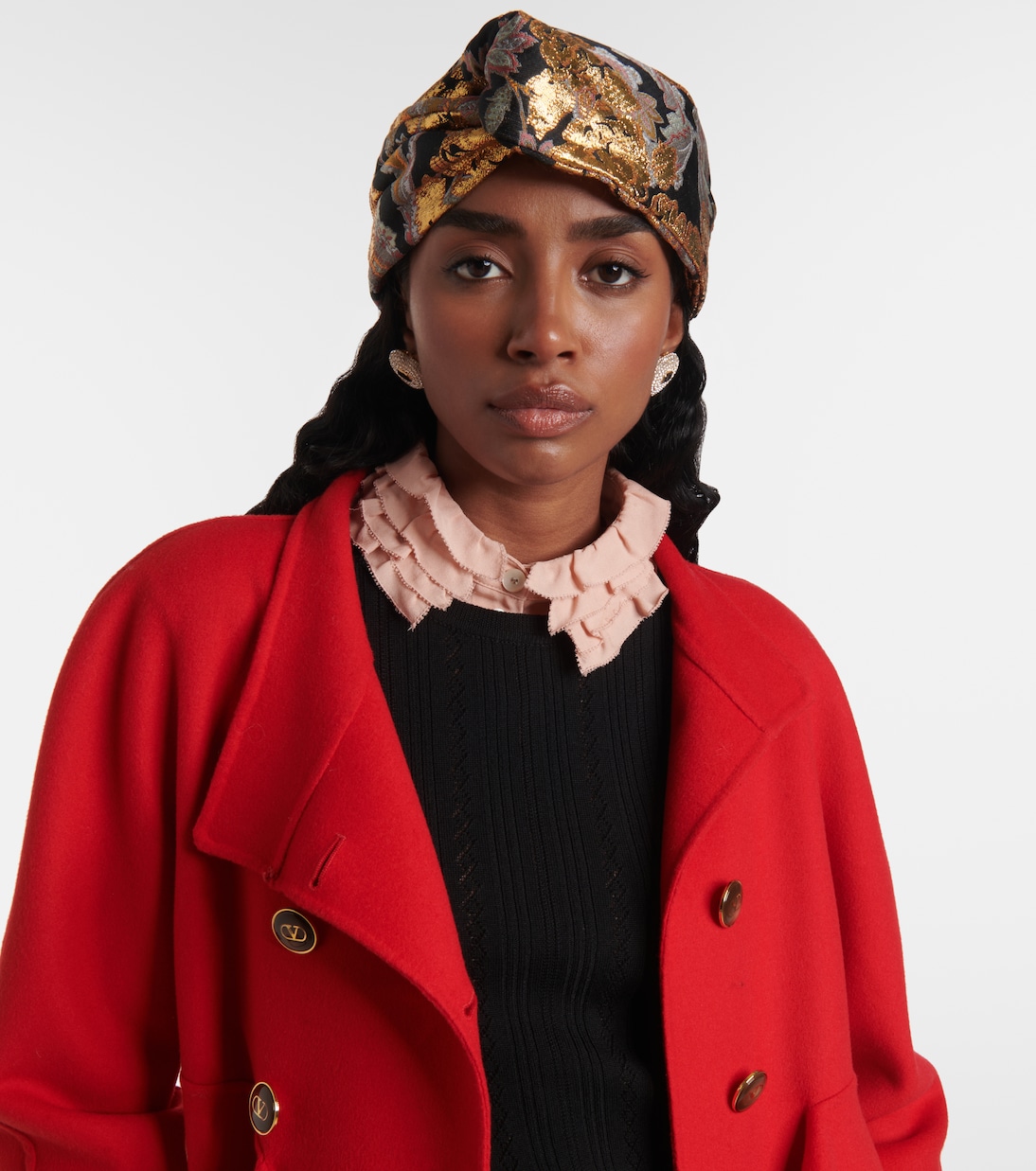 Bandeau en jacquard lamé | Valentino