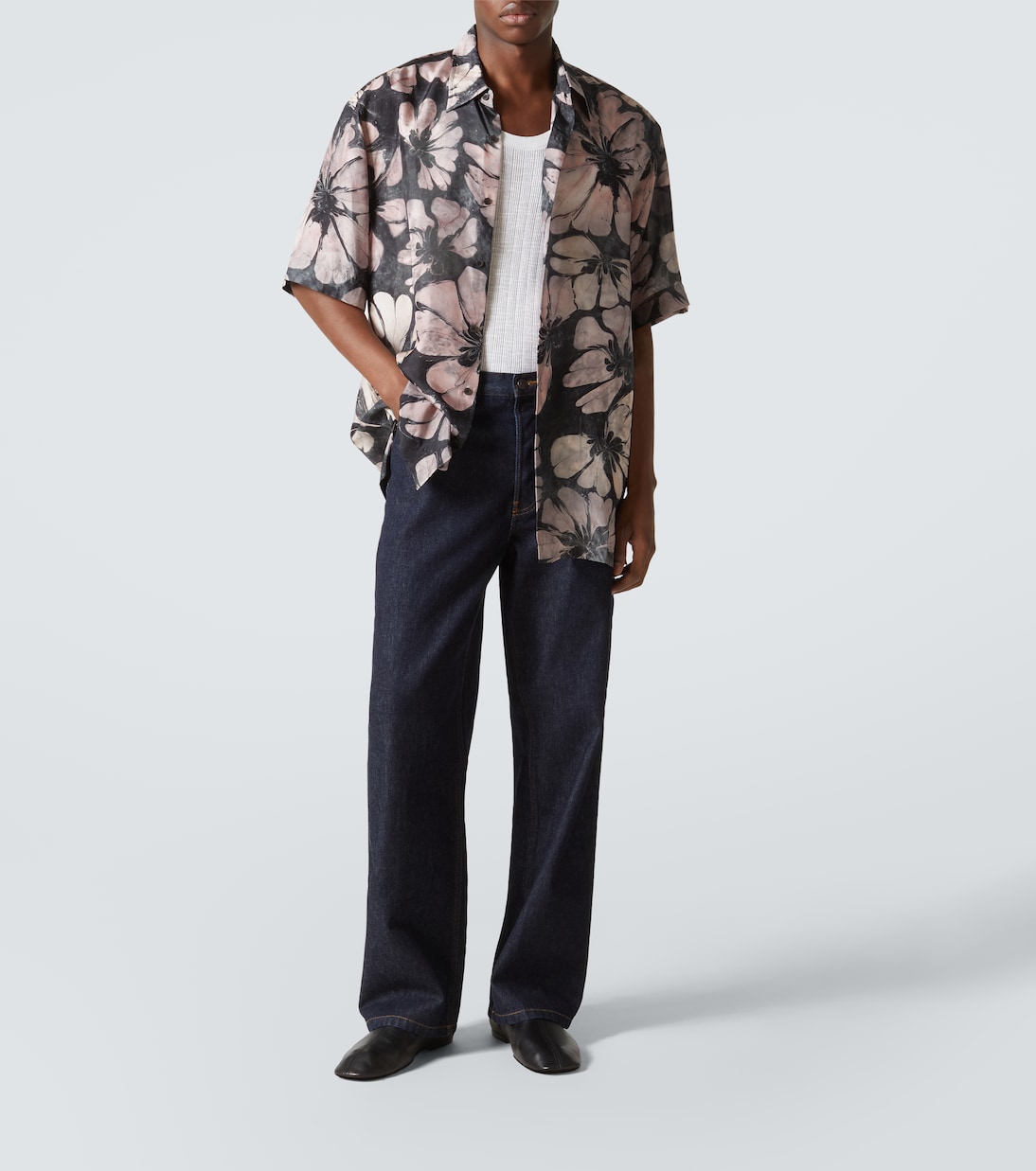 Floral silk shirt  | Dries Van Noten
