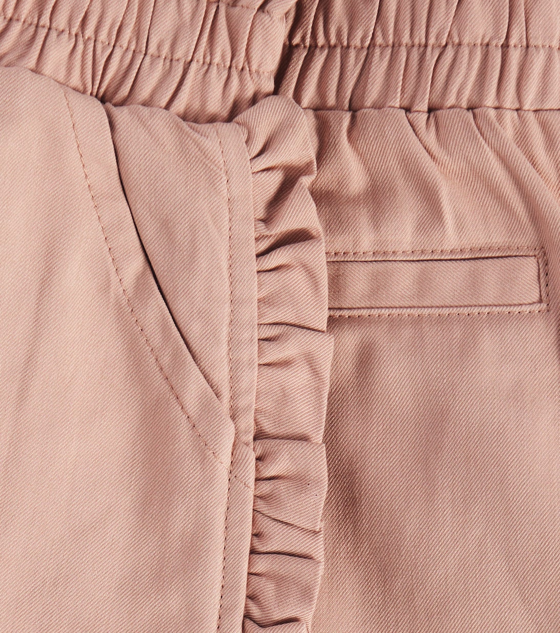 Niven ruffled cotton-blend shorts | Donsje
