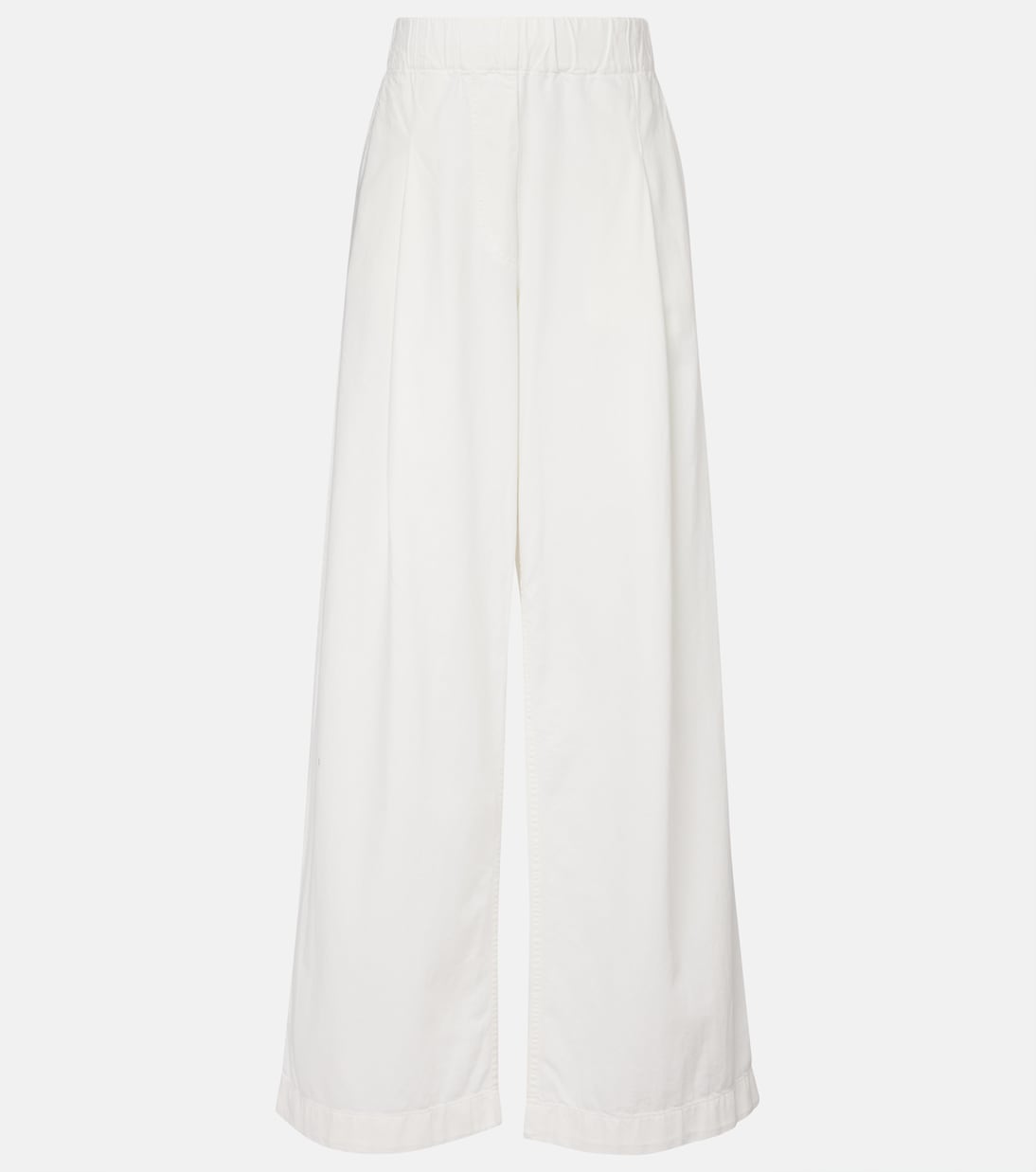 Pantalon ample à taille haute en jean  | Dries Van Noten