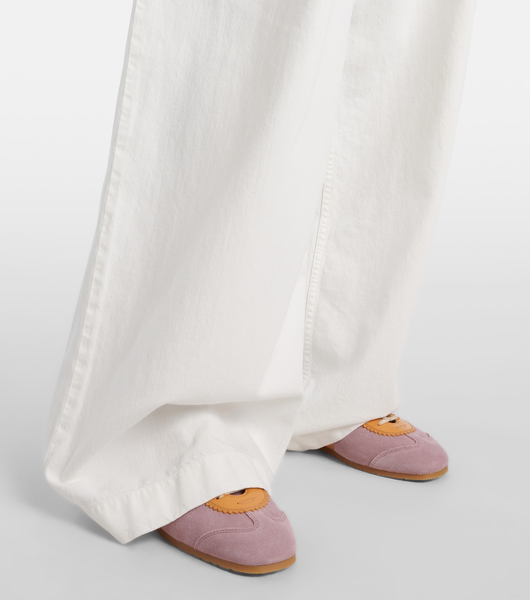 Pantalon ample à taille haute en jean  | Dries Van Noten