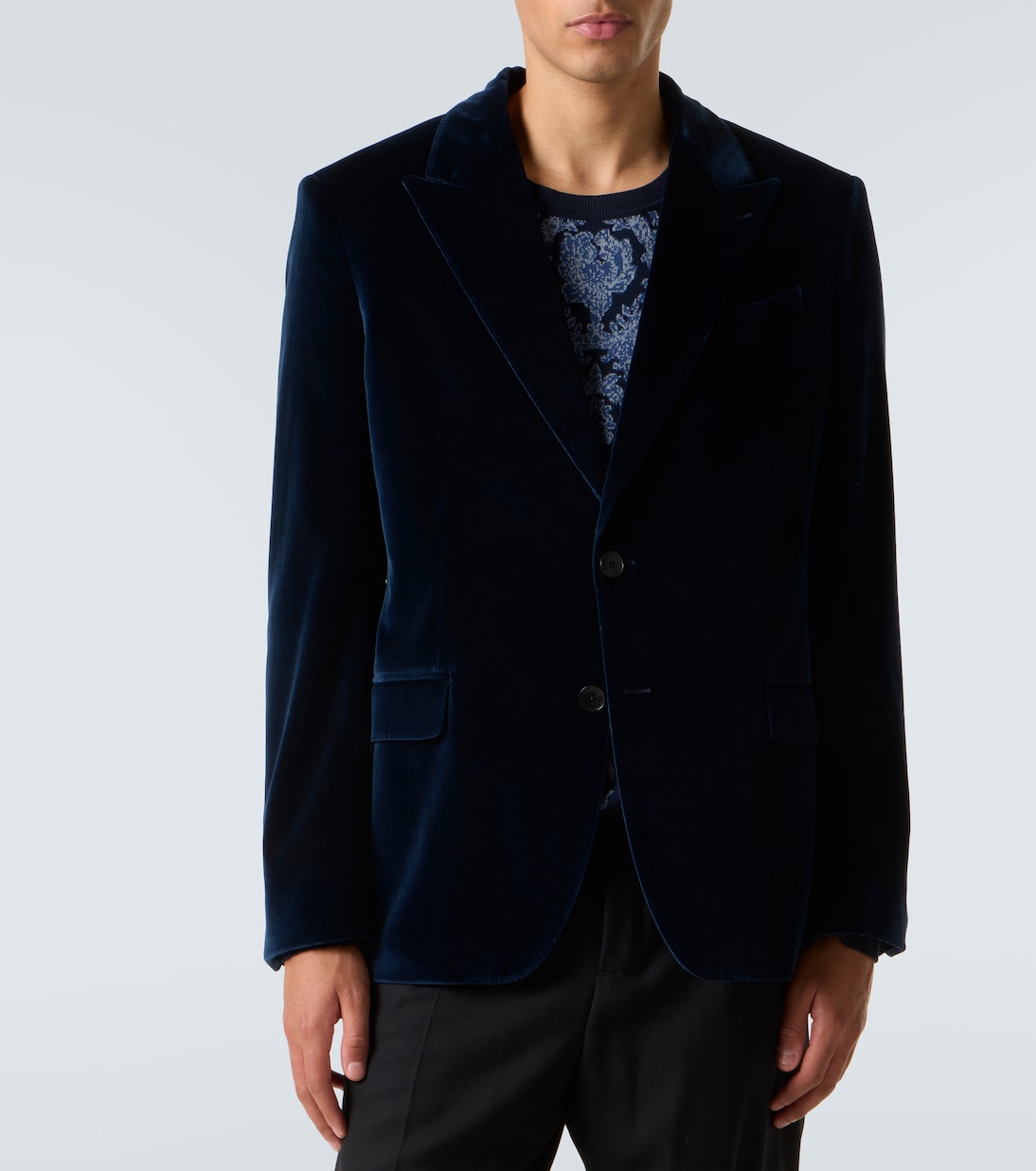 Blazer de terciopelo de algodón | Etro