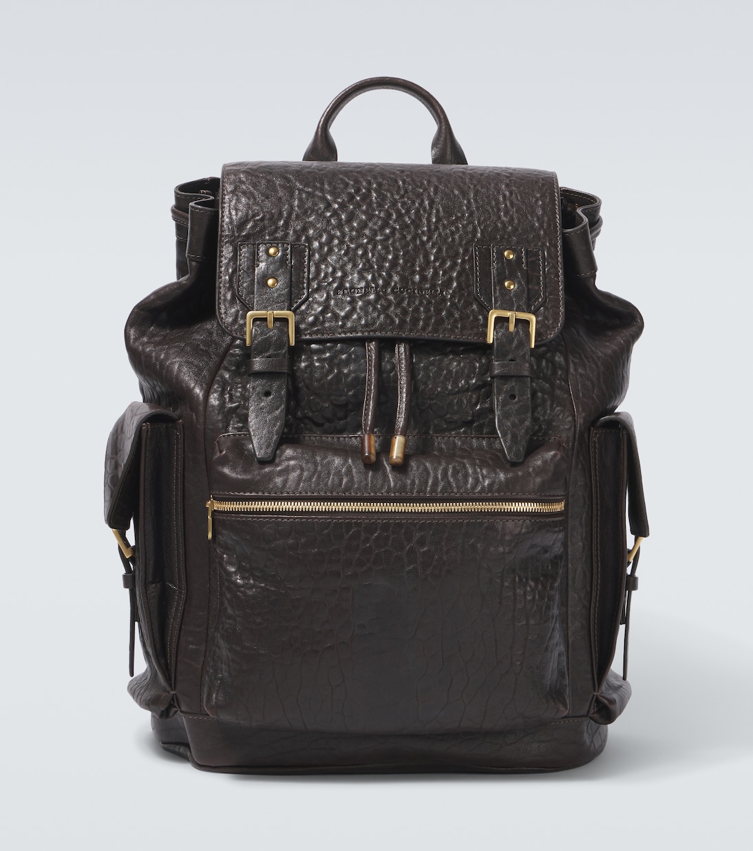 Leather backpack | Brunello Cucinelli