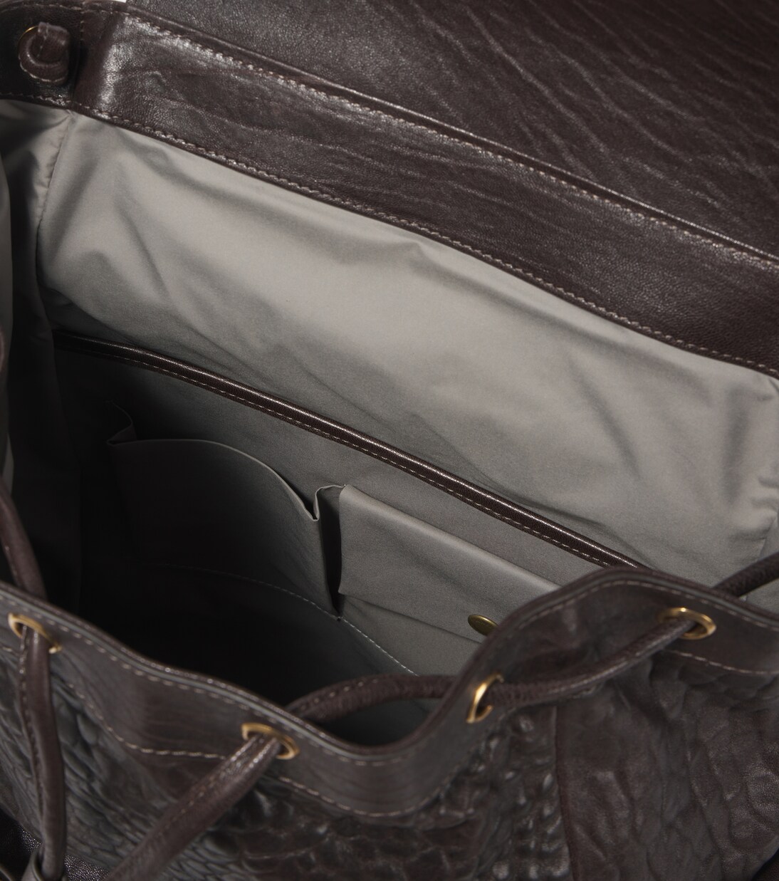 Leather backpack | Brunello Cucinelli