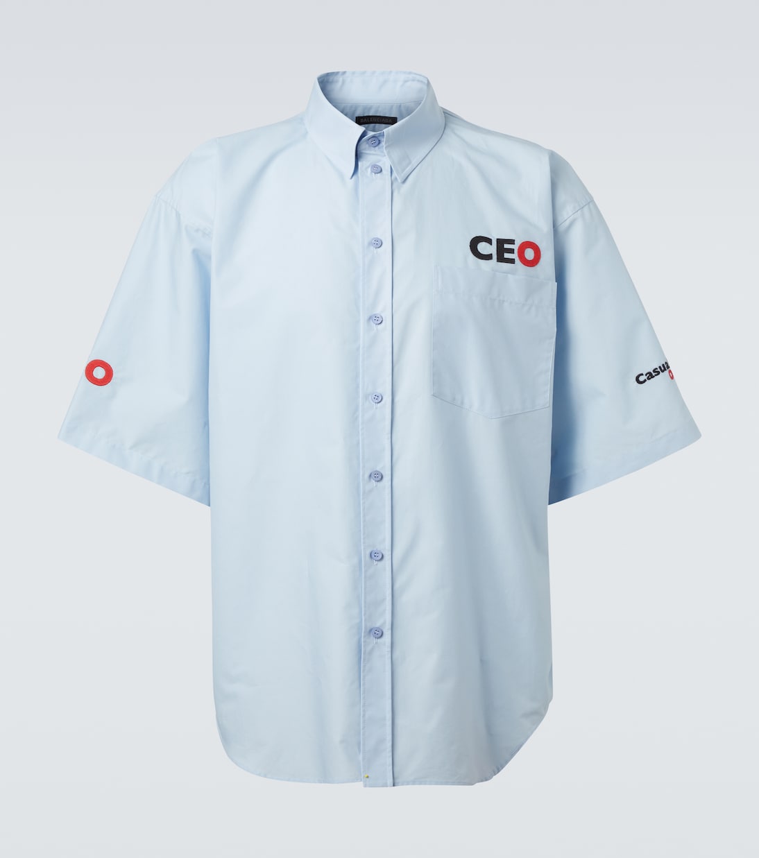 Oversized cotton poplin shirt | Balenciaga