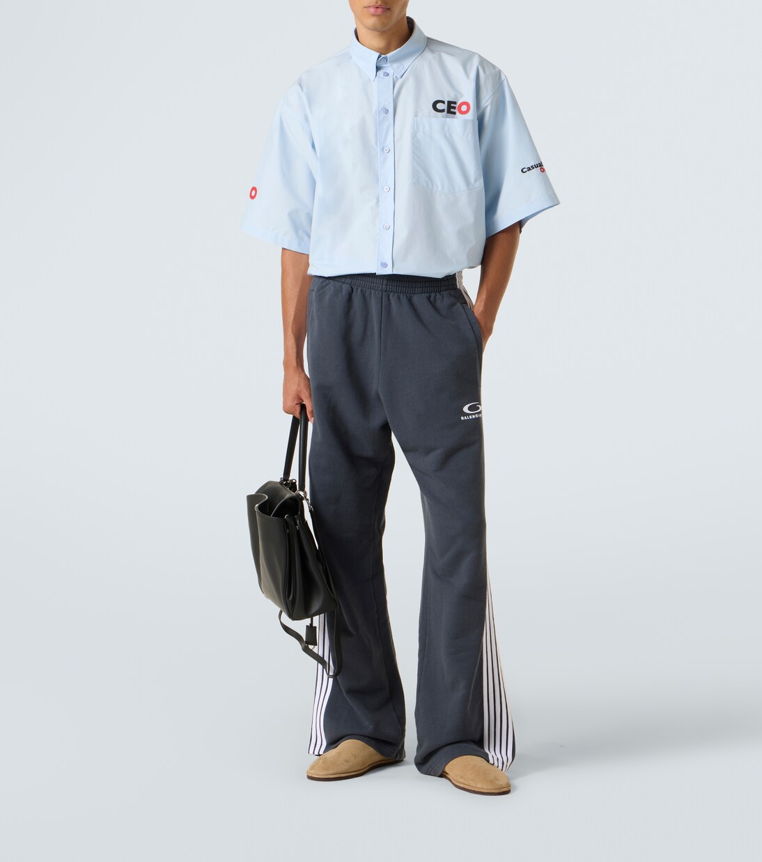 Oversized cotton poplin shirt | Balenciaga