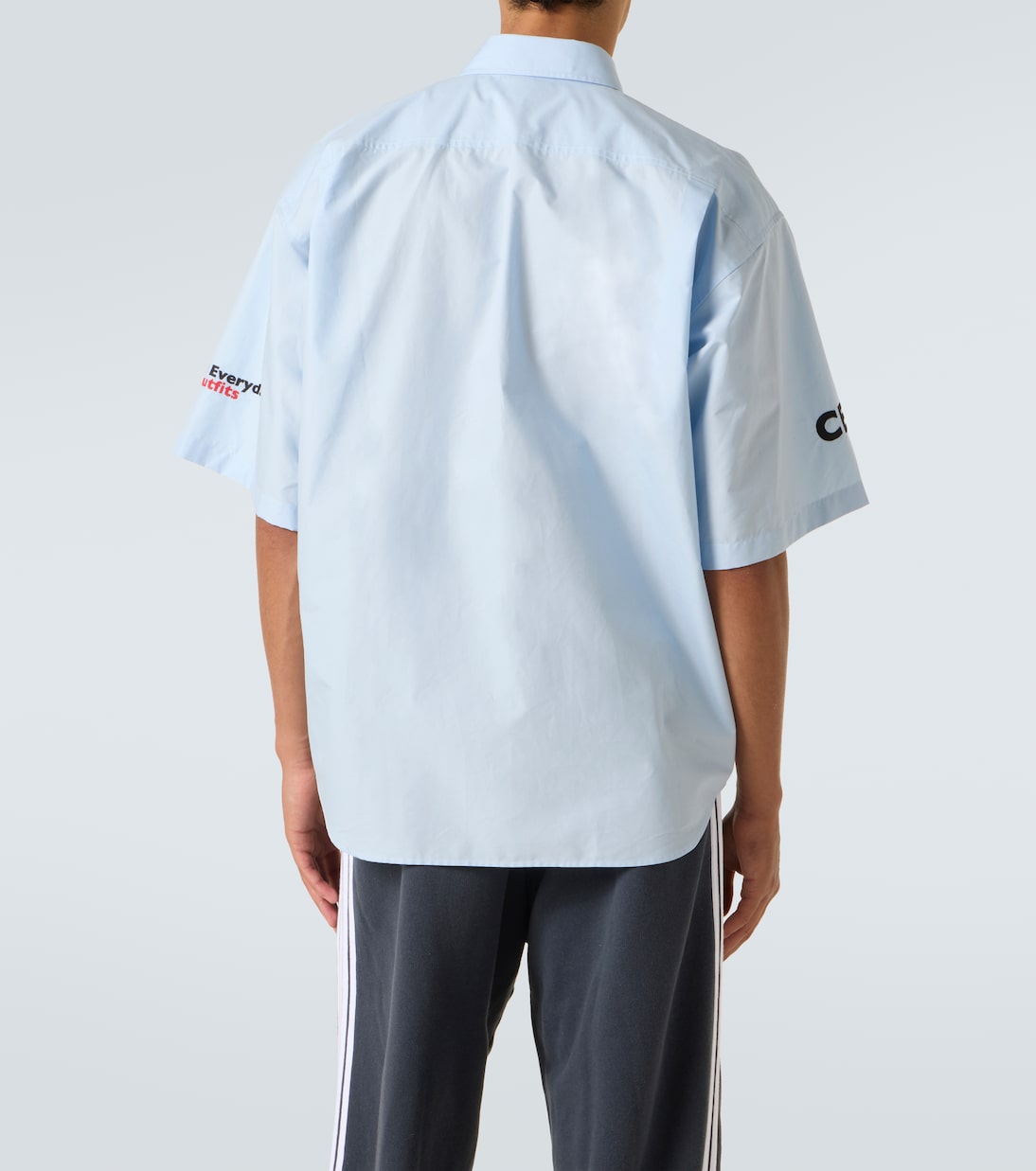 Oversized cotton poplin shirt | Balenciaga