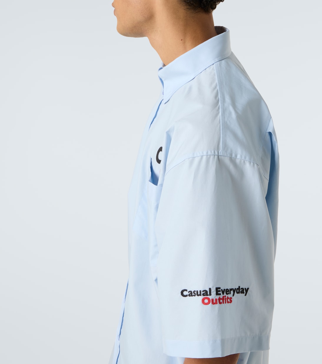 Oversized cotton poplin shirt | Balenciaga