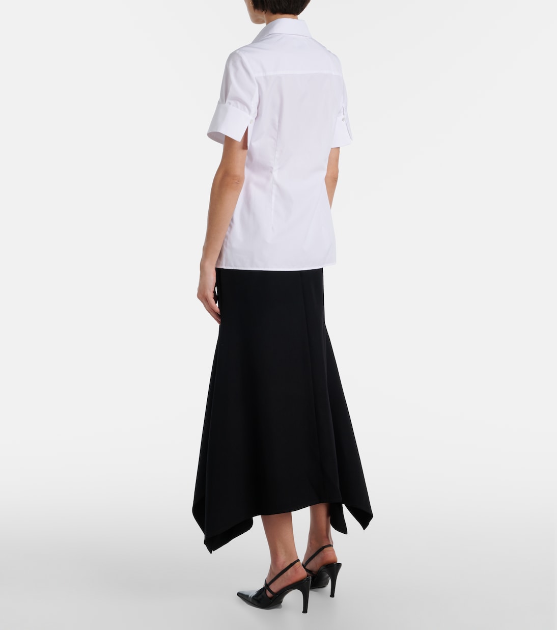 Besticktes Hemd aus Baumwollpopeline | Erdem