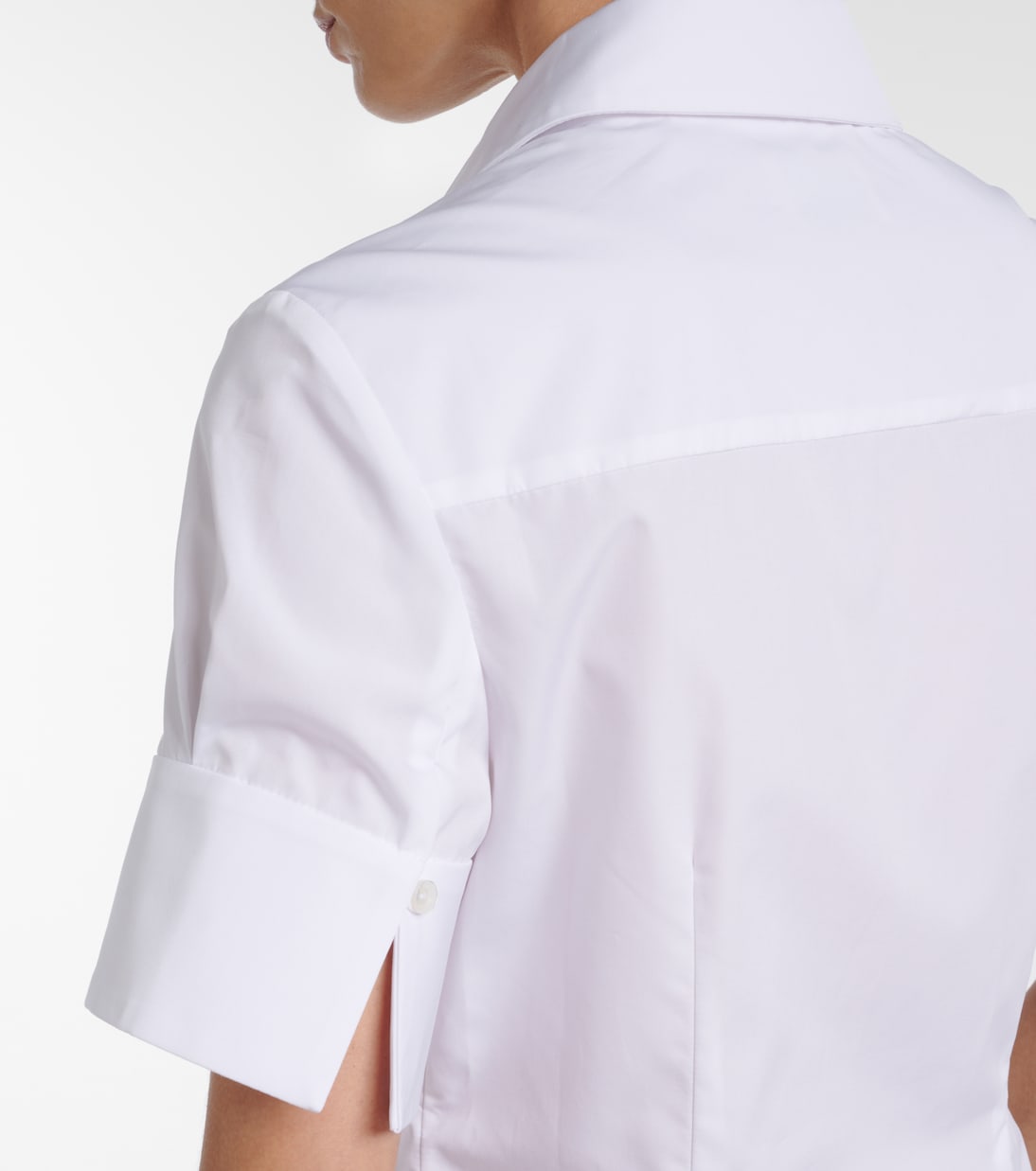 Besticktes Hemd aus Baumwollpopeline | Erdem