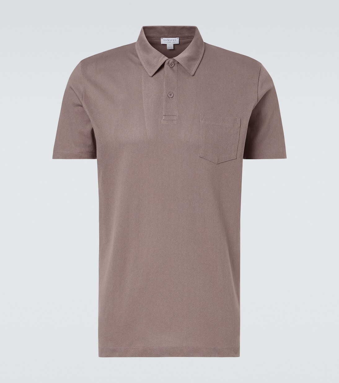Riviera cotton polo shirt | Sunspel