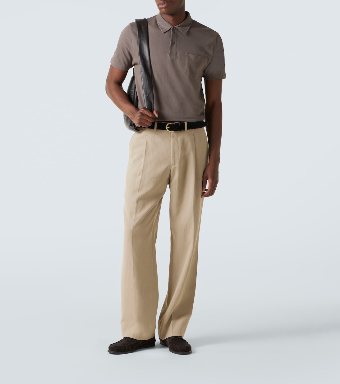 Riviera cotton polo shirt | Sunspel