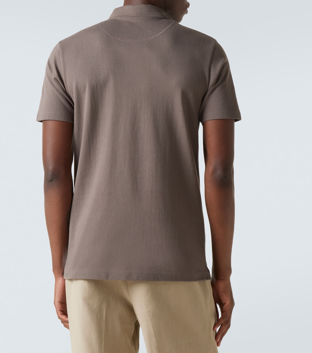 Riviera cotton polo shirt | Sunspel